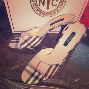 Burberry slide on heels